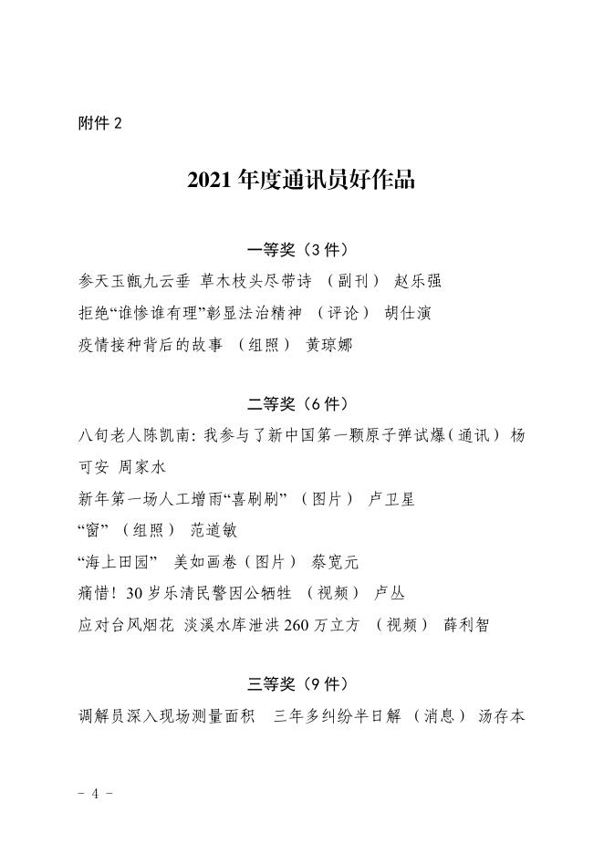 乐融〔2022〕9号乐清市融媒体中心关于表彰2021年度新闻宣传先进单位、优秀通讯员和通讯员好作品的决定.pdf