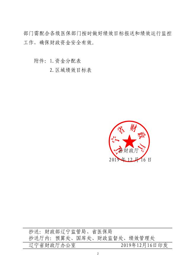 辽财指社【2019】690关于提前下达2020年中央财政医疗救助补助资金的通知.pdf