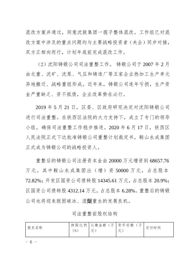 关于2020年铁西区国有资产管理情况的报告(排版）.docx