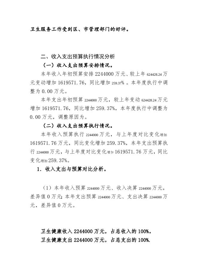 日月岛卫生院2020年部门决算情况说明.doc
