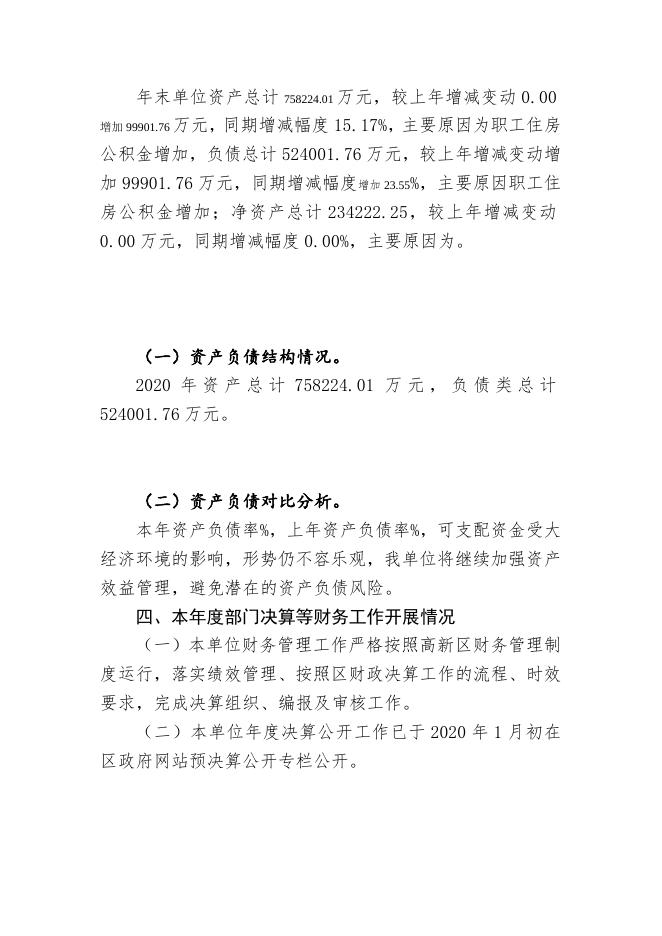日月岛卫生院2020年部门决算情况说明.doc