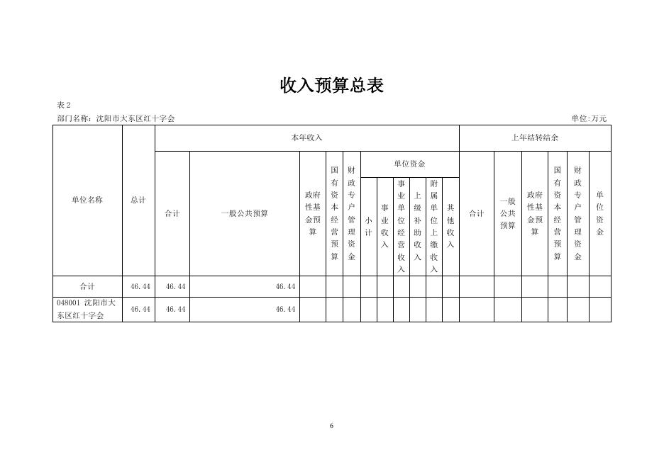 沈阳市大东区红十字会2022年预算公开.pdf