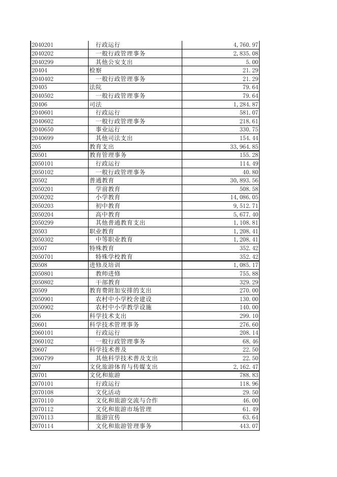 2020年县本级支出表.xls
