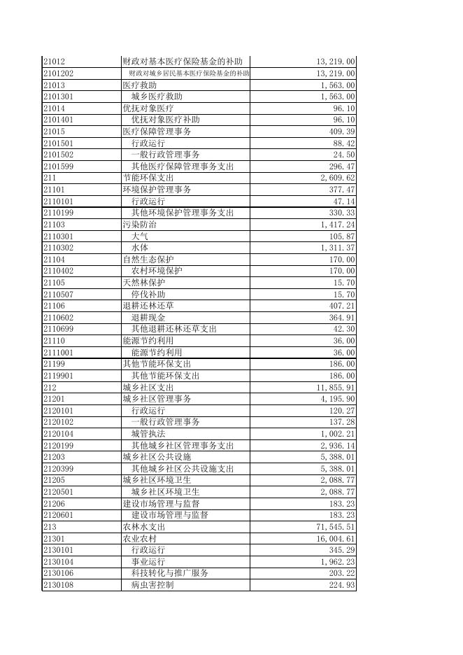 2020年县本级支出表.xls