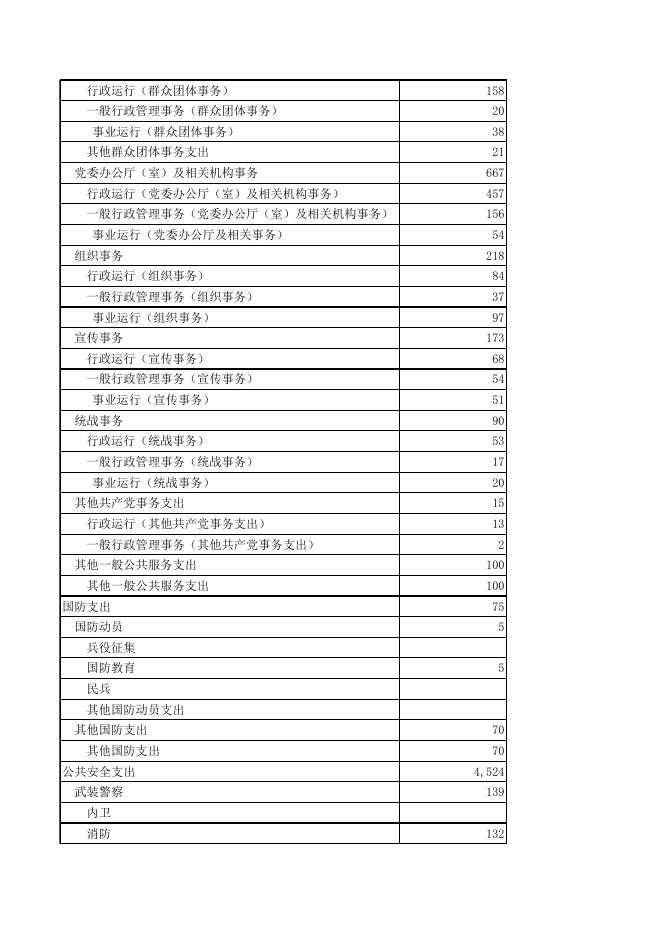 2020年西丰县一般公共预算本级支出表.xls