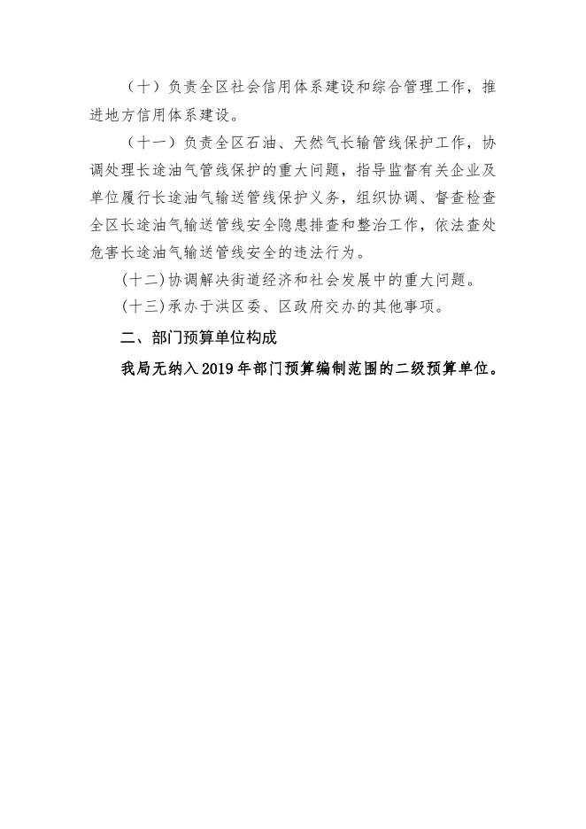 于洪区发展和改革局2019年部门预算（含“三公”经费预算）.pdf