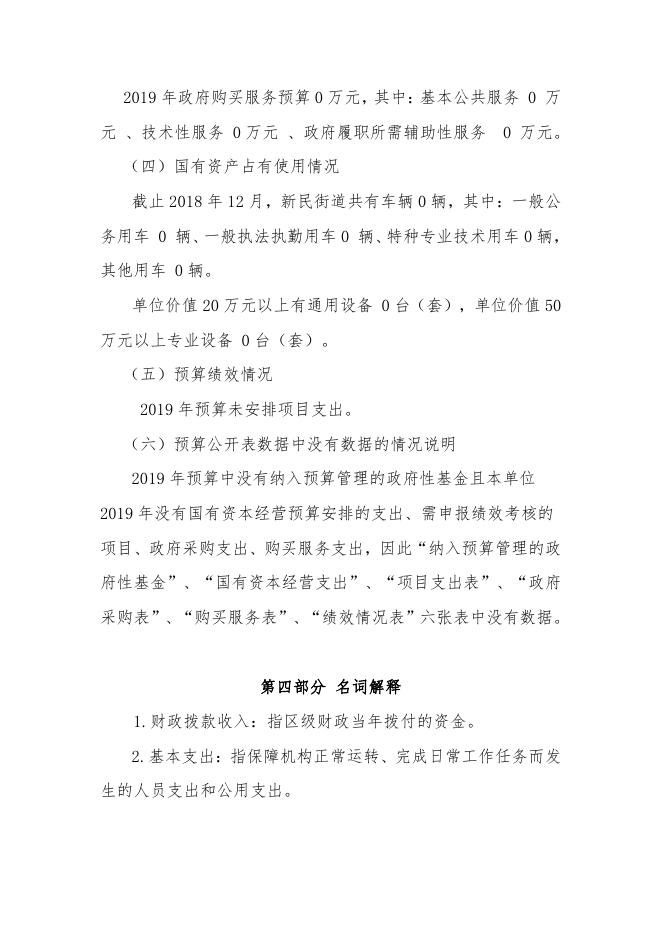 2019年望花区新民街道部门预算和三公经费预算公开报告.pdf