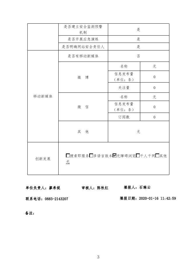 临沧市2019年度政府网站工作年度报表.pdf