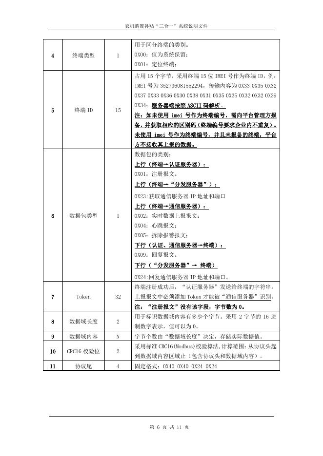 农机购置补贴北斗定位终端数据传输协议.pdf