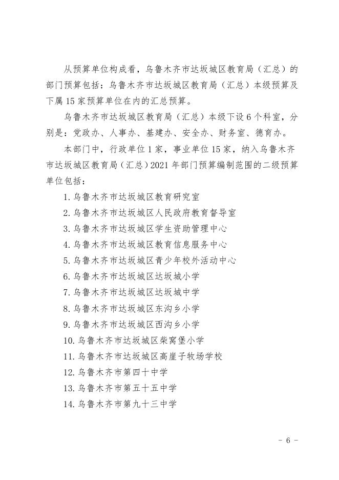 2021年度乌鲁木齐市达坂城区教育局（汇总）预算公开.pdf