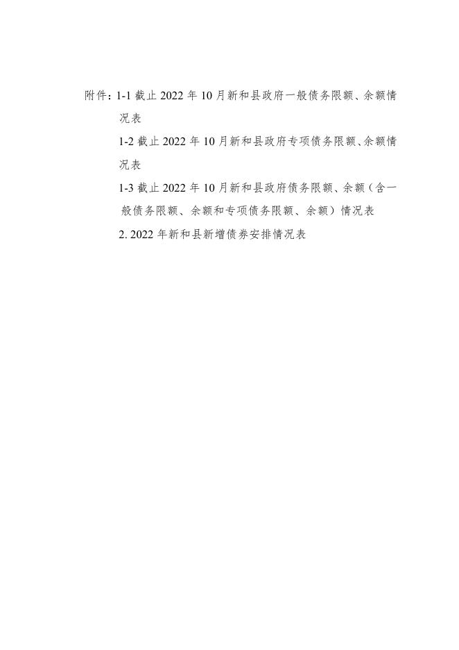 截至2022年10月新和县政府债务预算调整情况说明_66032截至2022年10月新和县政府债务预算调整情况说明.pdf