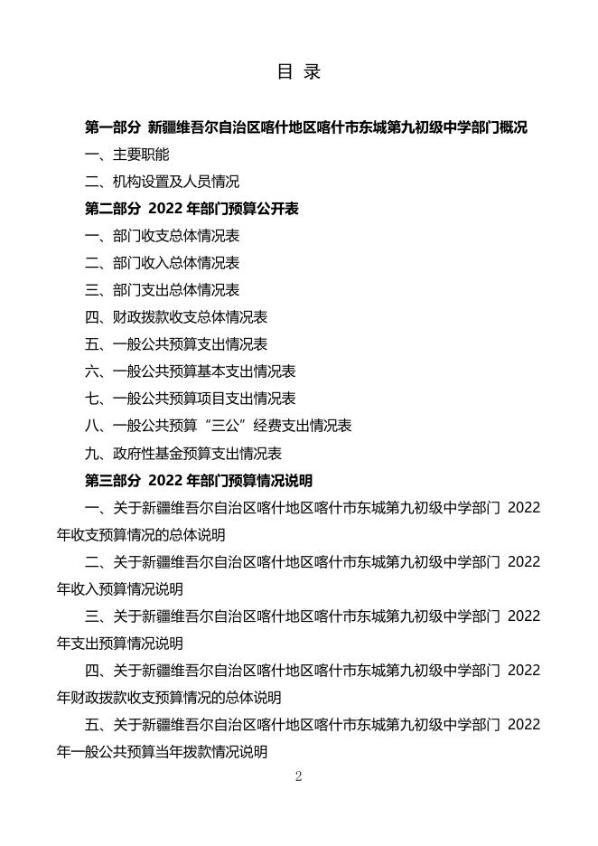 2022年度新疆维吾尔自治区喀什地区喀什市东城第九初级中学预算公开.pdf