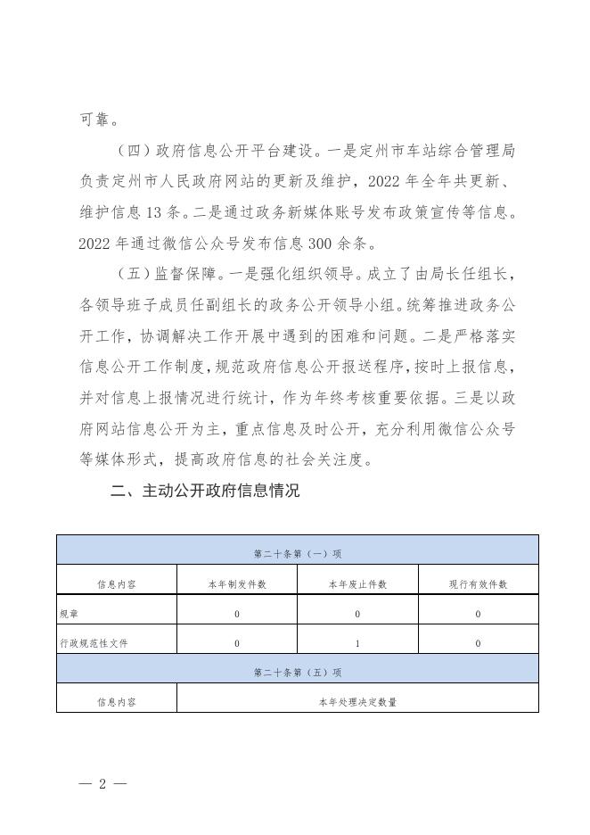 2022年度政府信息公开工作年度报告.doc