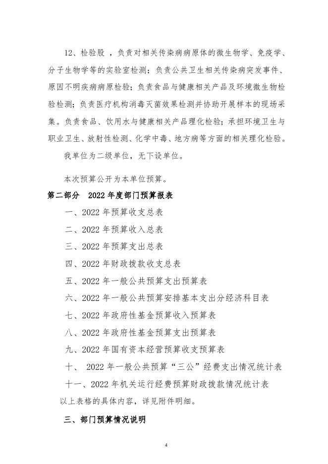 150朔州市朔城区疾病预防控制中心2022年度部门预算公开说明.doc