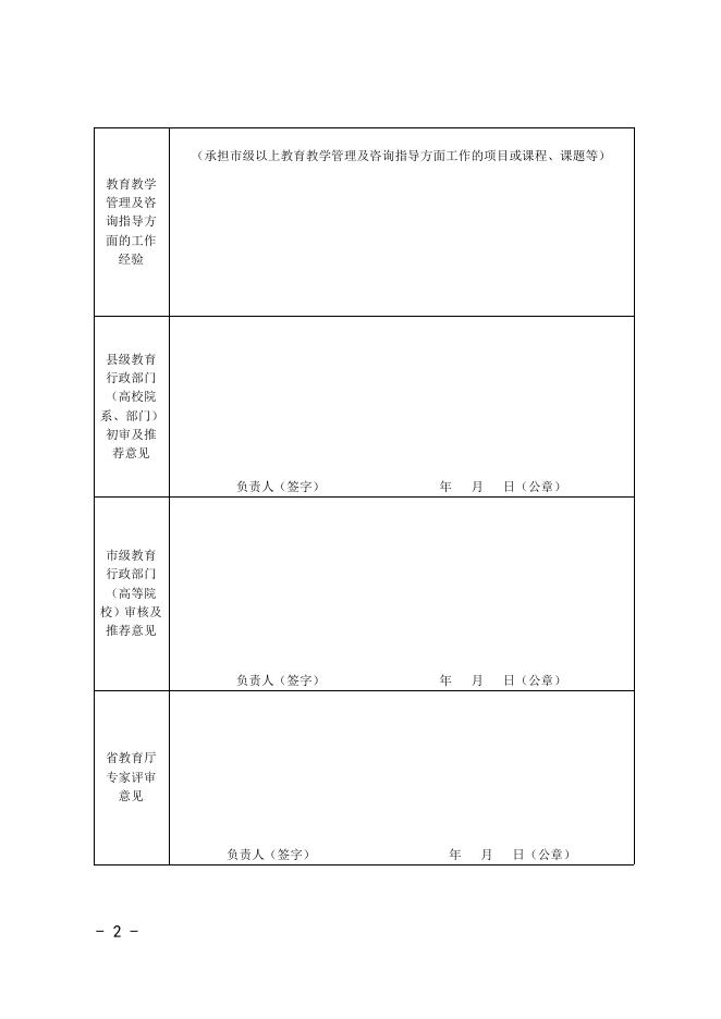 甘肃省民办教育专家库申请表.doc