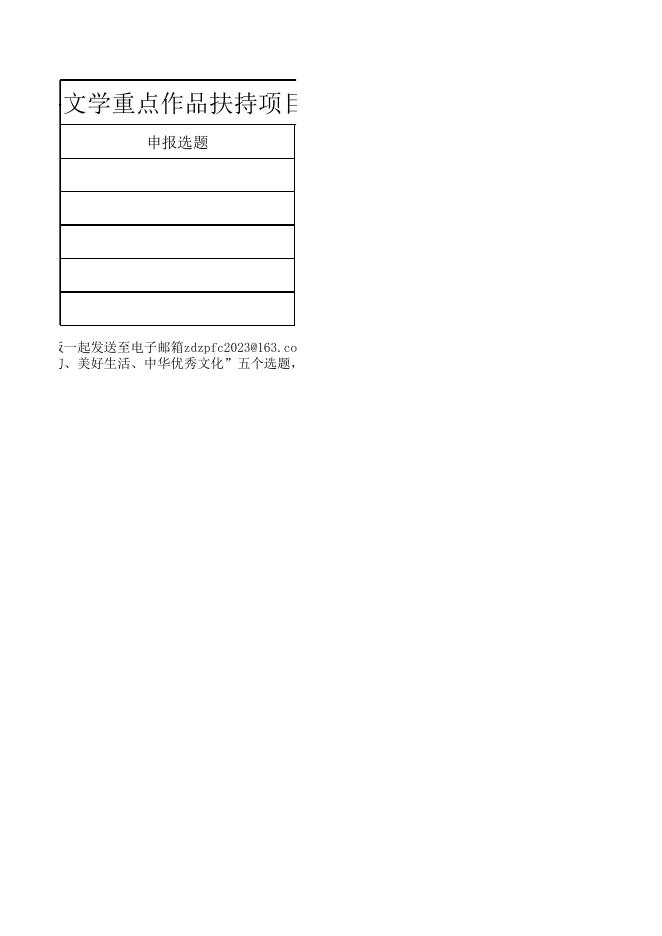 附件1:2023年度中国作协网络文学重点作品扶持项目选题汇总表.xls