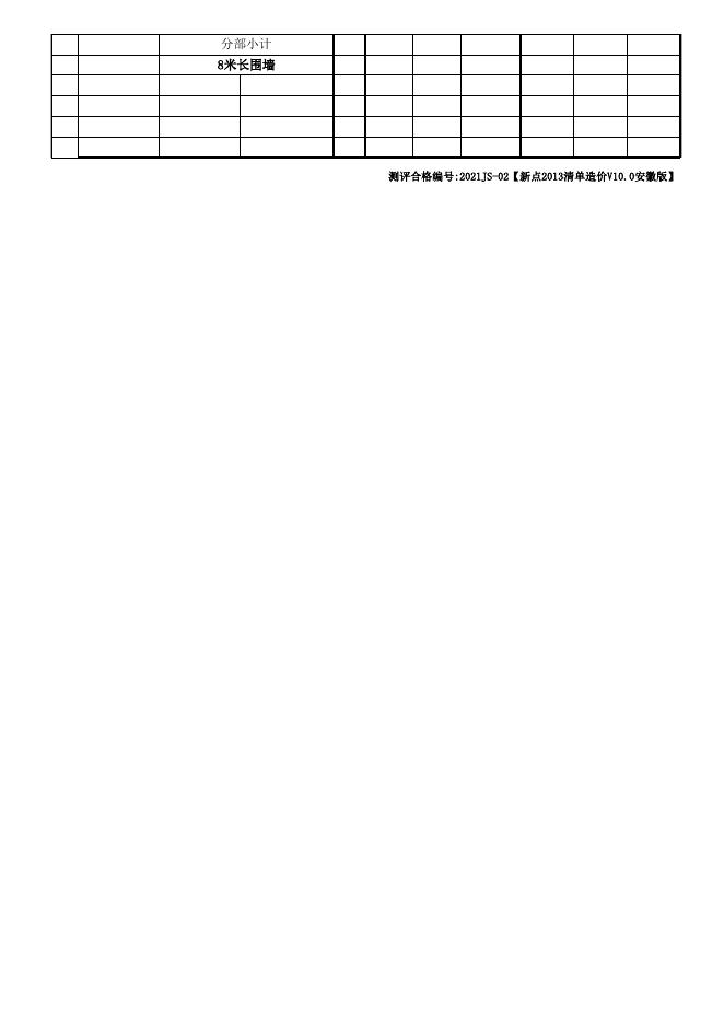 徽商集团物资二库围墙加高工程项目清单报价表.xls