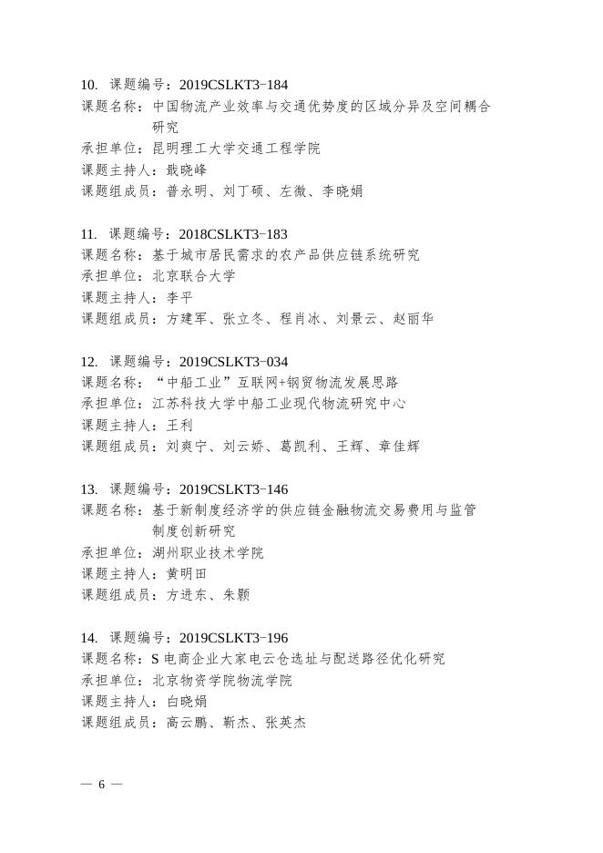 关于“2019年中国物流学会、中国物流与采购联合会研究课题获奖名单”的通告.pdf