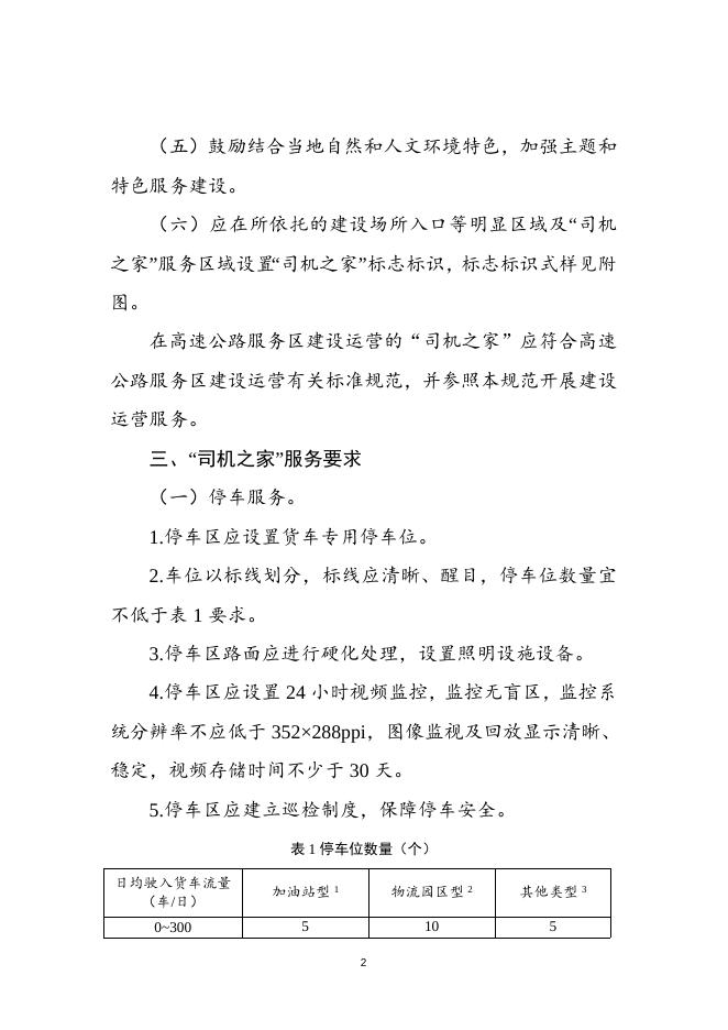 附件1 “司机之家”建设运营服务规范.doc