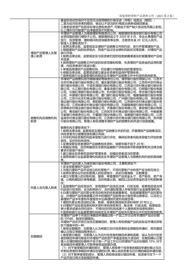 南银理财珠联璧合理财管理计划2号公募人民币理财产品销售文件 (5).doc