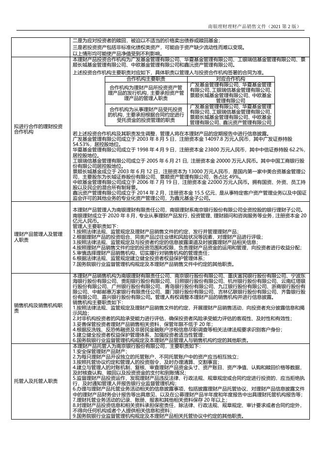 南银理财珠联璧合财富牛(最低持有189天)公募人民币理财产品销售文件.doc