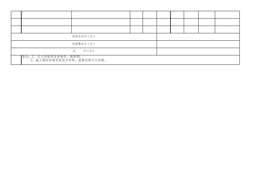 附件三：消防材料品牌与单价报价表.xlsx