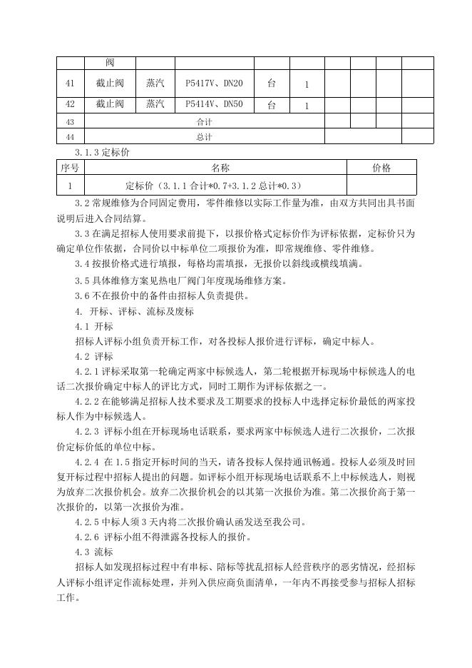 热电厂阀门年度现场维修招标文件2021.10.21.doc