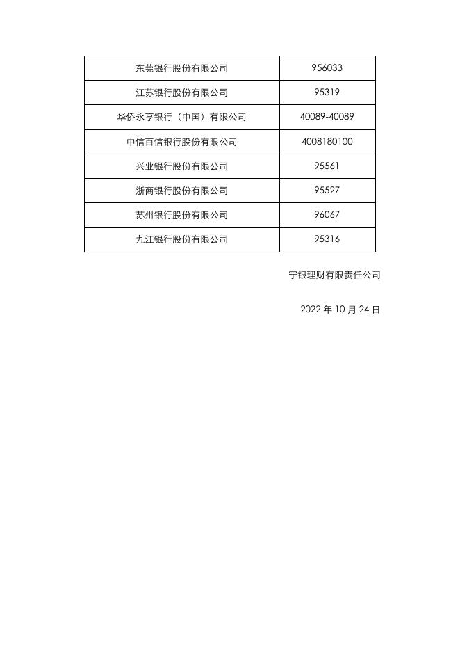 关于调整宁欣固定收益类半年定期开放式理财5号产品销售文件的公告1024.pdf