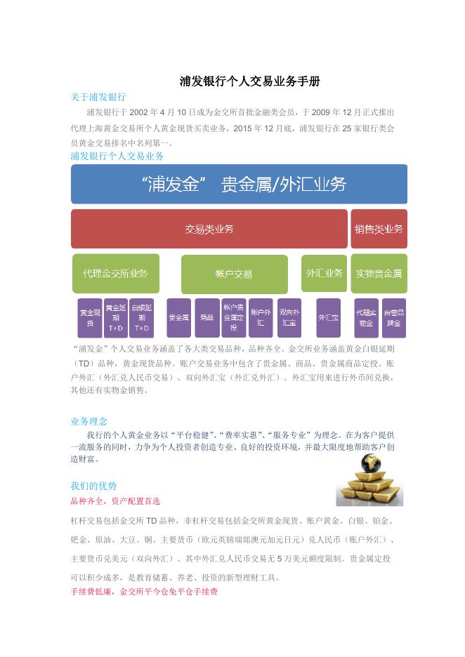 浦发银行个人交易业务手册.pdf