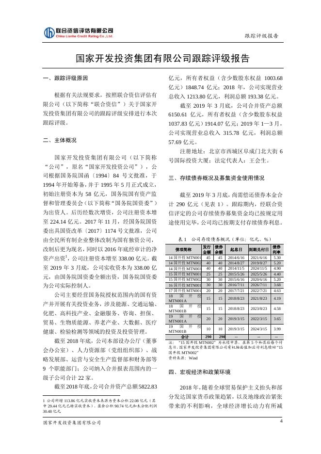 国家开发投资集团有限公司2019年评级报告.pdf