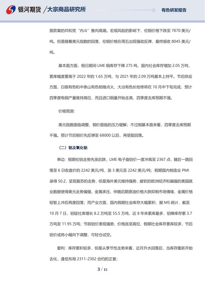 十一期间有色贵金属市场总览及节后开盘操作建议报告 - [品种]期货走势_[品种]期货行情_[品种]期货交易价格|平台_银河期货.pdf