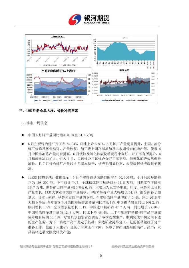 银河期货有色金属周报（2017.07.17-07.21） - 铜周报.pdf