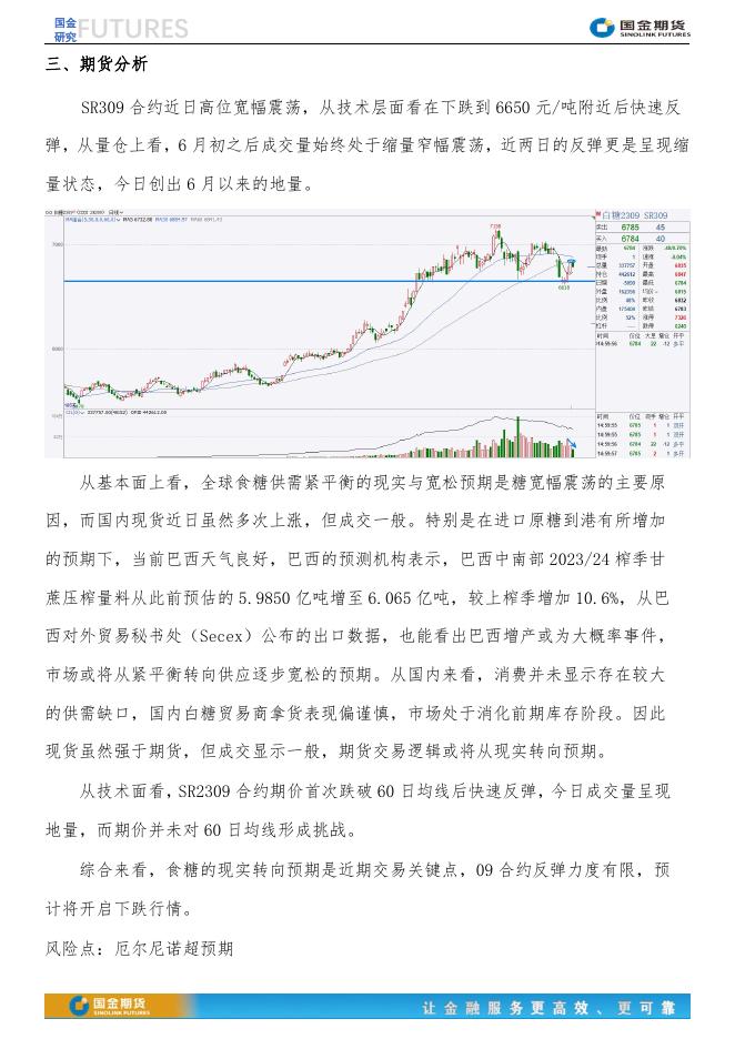 【趣关注】白糖现实转向预期是交易关键点20230704.pdf