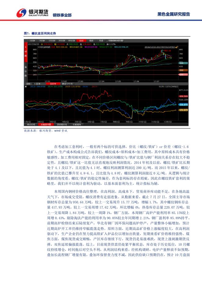 钢材矿石策略周报2017-7-30 - 周报.pdf