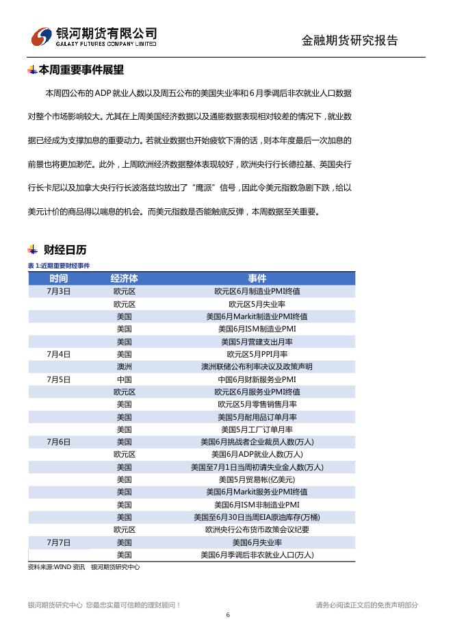 中国经济稳中有升 美元指数连创新低 - 宏观早报,宏观经济日报-银河期货.pdf