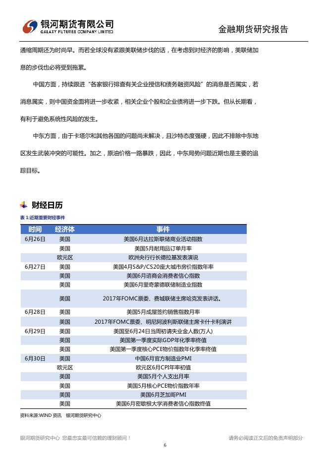 A股纳入MSCI 中东局势严峻 - 宏观早报,宏观经济日报-银河期货.pdf