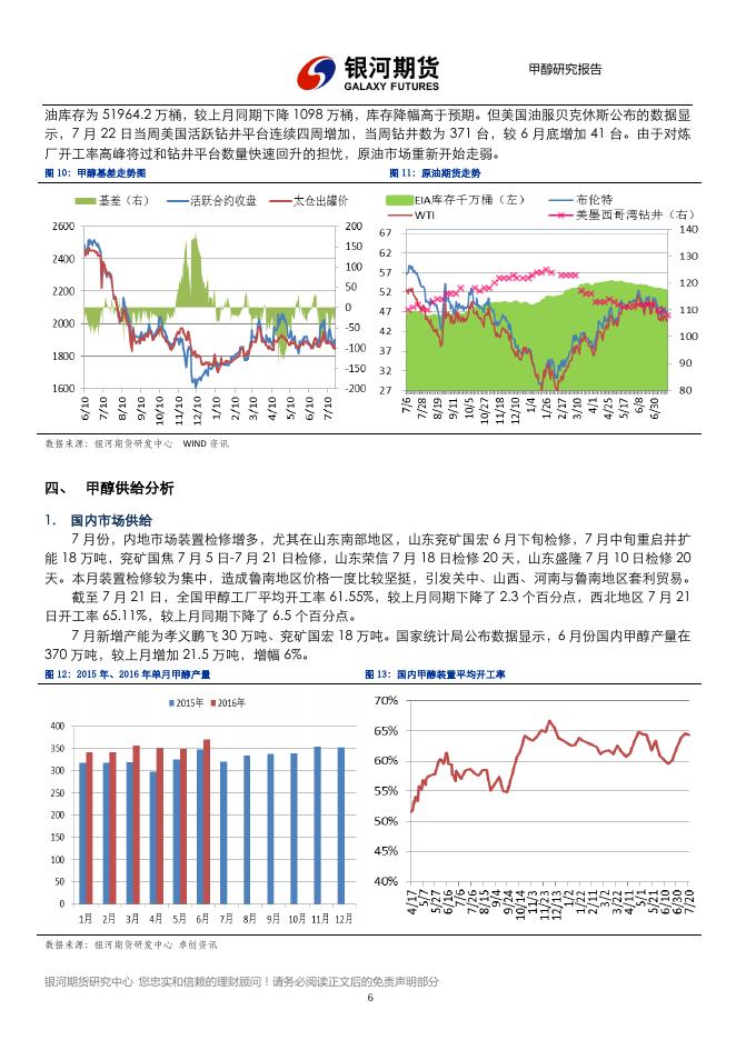 银河期货201608月报—甲醇.pdf