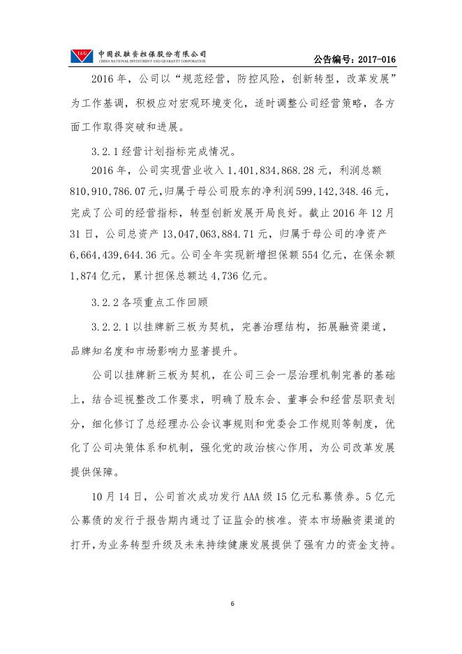 2016年年度报告摘要.pdf
