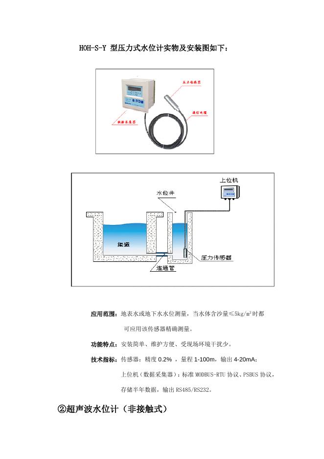 灌区水情监测系统方案.docx