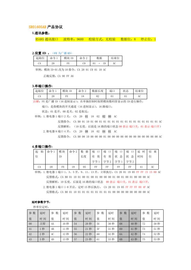 SR1605AA 8路5A窗帘模块.doc