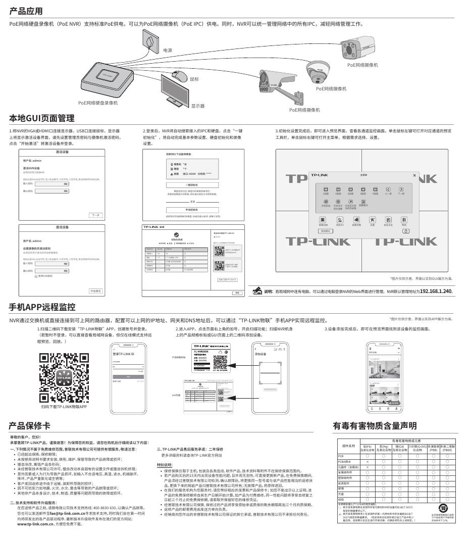 TL-NVR6104C-L4P V2.0快速安装指南 2.0.0.pdf