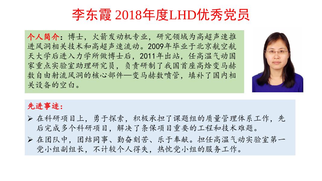 李东霞、刘云峰、汪球、刘崇、李森获2018年度LHD优秀党员.pdf
