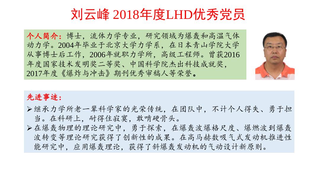 李东霞、刘云峰、汪球、刘崇、李森获2018年度LHD优秀党员.pdf