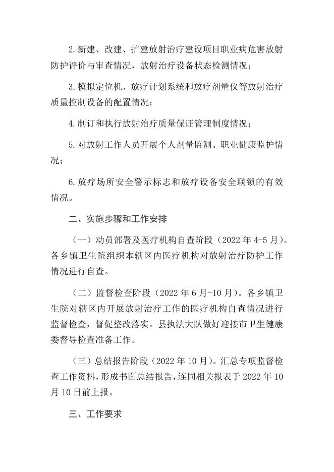 2022年惠民县放射诊疗工作实施方案.docx