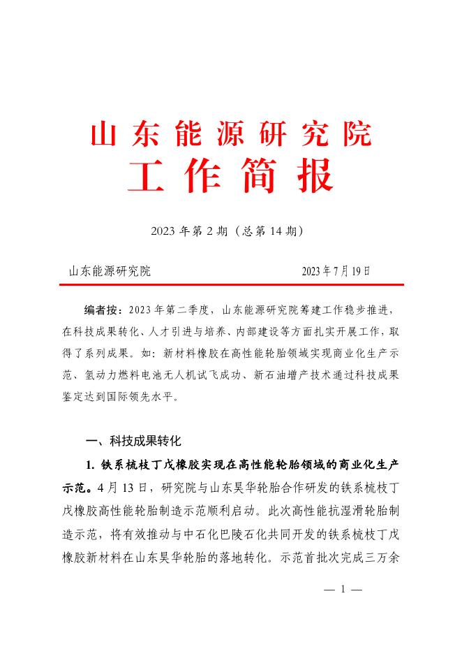 山东能源研究院工作简报2023年第2期 (总第14期）.pdf