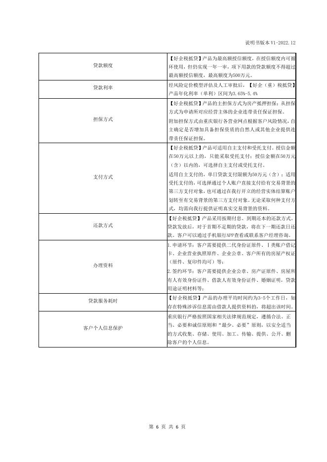 “好企税抵贷”2022年12月第1版产品说明书.pdf