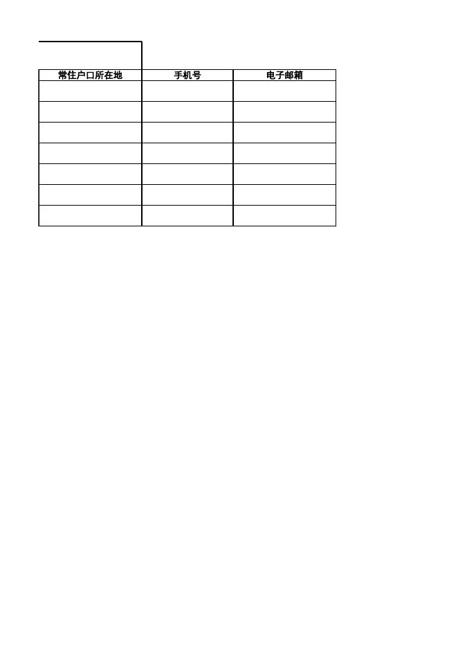 2024年高校应届毕业生秋季招聘报名表.xls