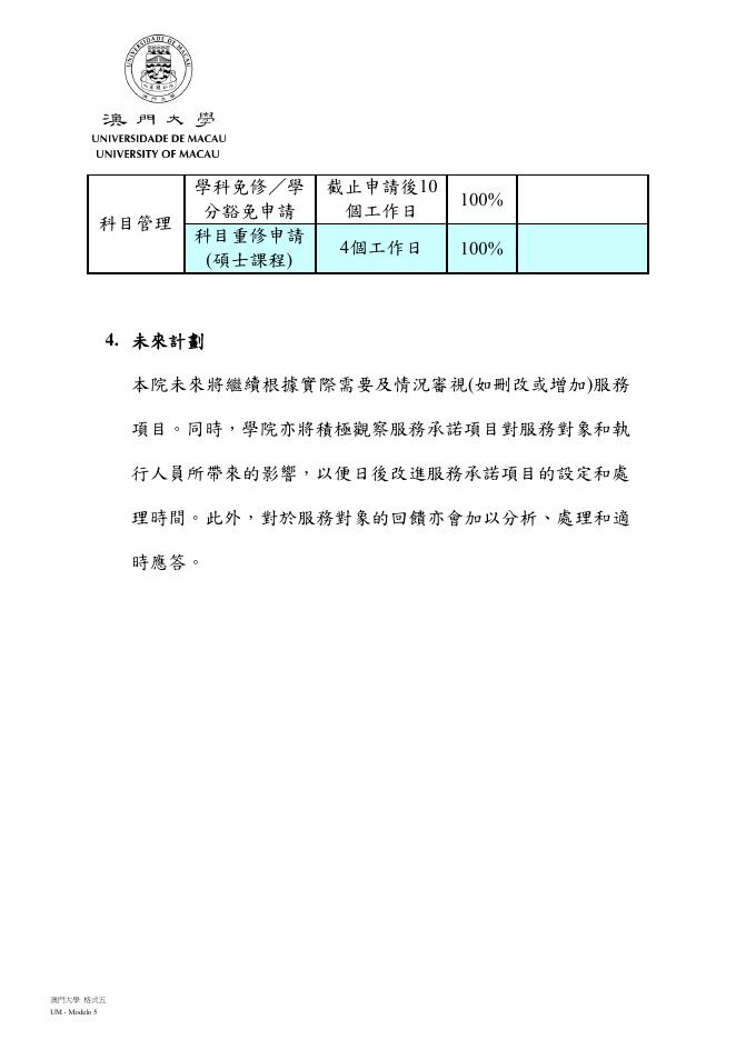 澳門大學法學院 2022 年服務承諾年度報告(中文).pdf