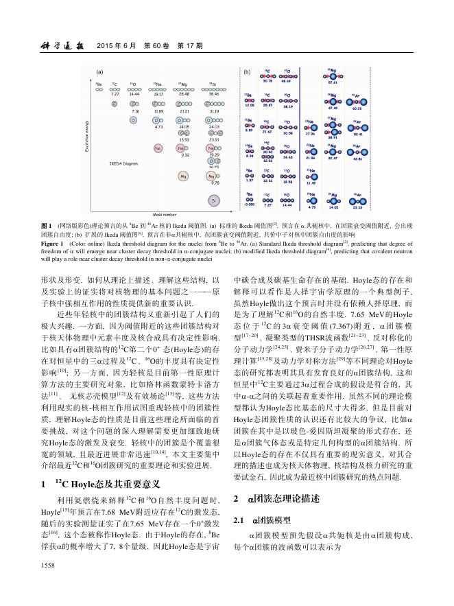 轻核α团簇结构理论和实验研究进展.pdf