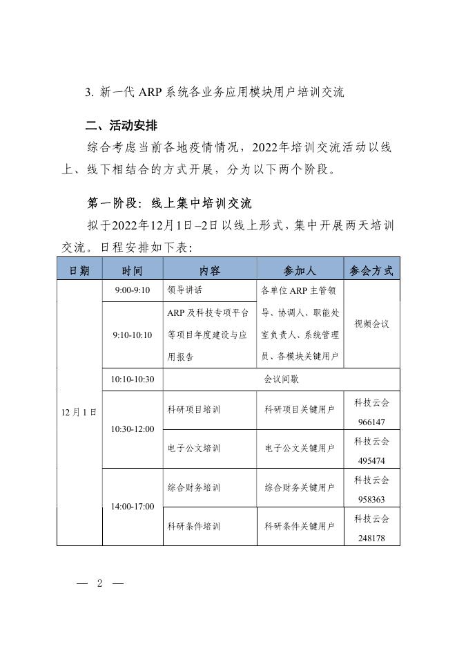 2.中科院计算机网络信息中心关于组织2022年新一代ARP系统用户培训交流活动的通知.pdf